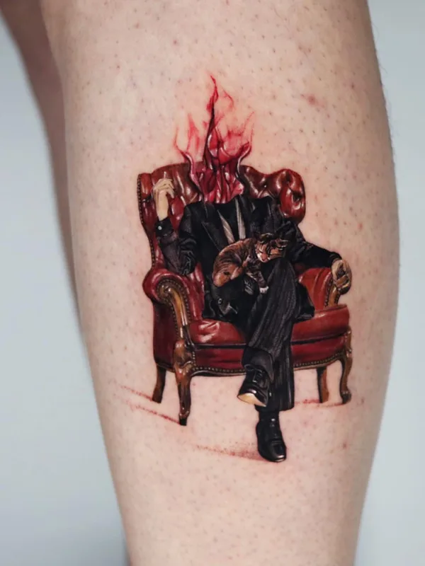 color realism 타투 부위 calf #60818 | 타투이스트 EunB