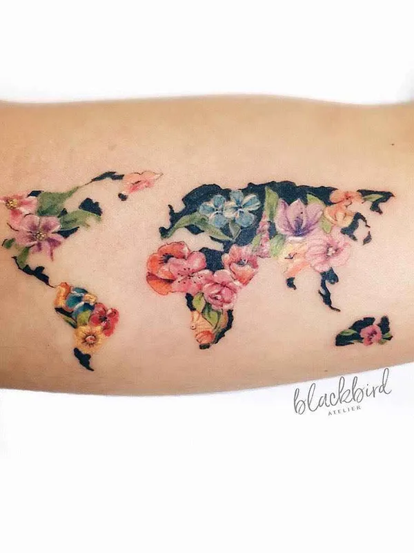 color watercolor tattoo on forearm #11984 | Tattoo Artist Luiza Oliveira