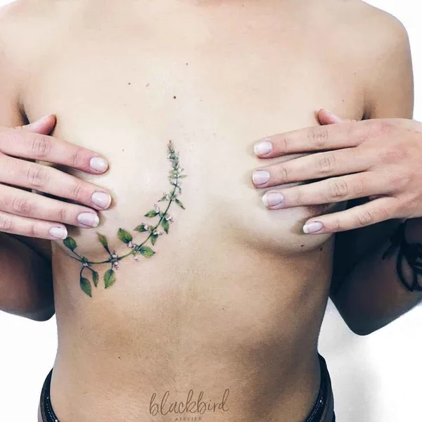 Акварель tattoo by Luiza Oliveira