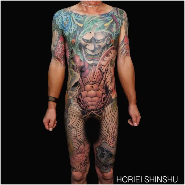 Author's Style tattoo by Horiei Shinshu in Nagano