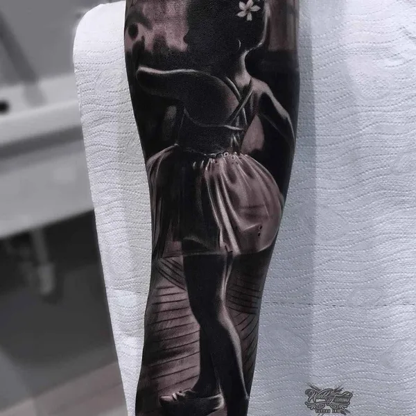 Realism tattoo by Silvano Fiato in Genova