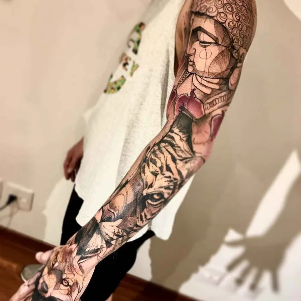 Sketch tattoo by Lincoln Lima