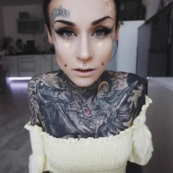 татуировка #13625 | Тату Модель Monami Frost (Irena Straume)