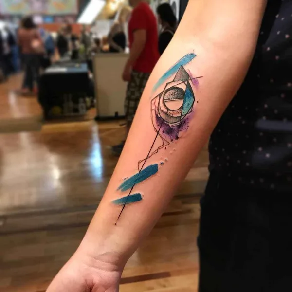 Watercolor tattoo by Emrah de Lausbub