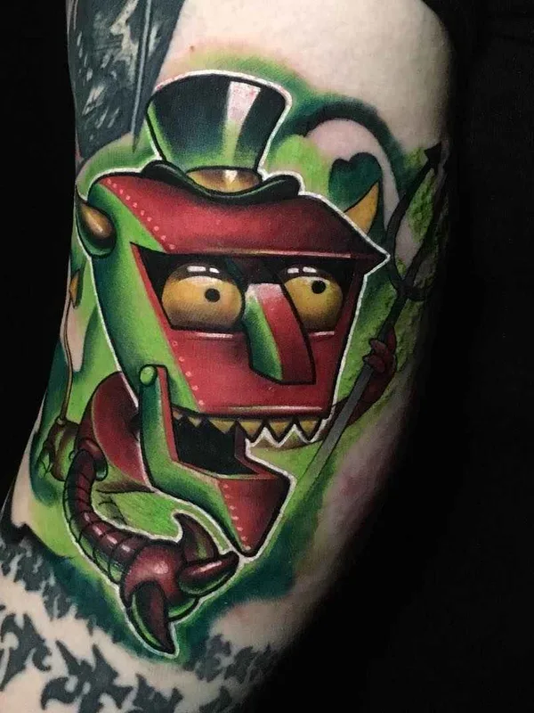 color new school tattoo on forearm #12110 | Tattoo Artist Josh Herman