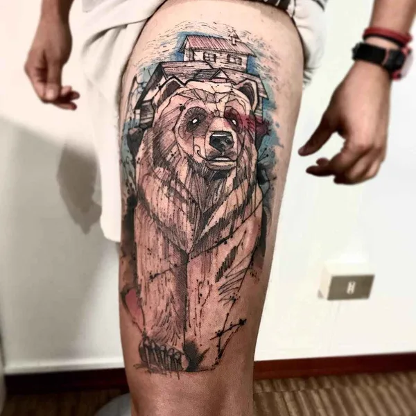Sketch tattoo by Lincoln Lima