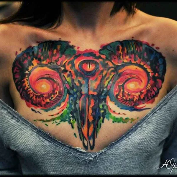 Watercolor tattoo by Юрий BaRiN Баринов in Saint Petersburg