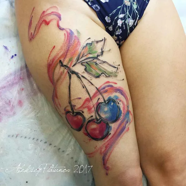 Watercolor tattoo by Алексей Платунов in Киров