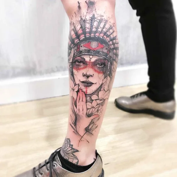 Sketch tattoo by Lincoln Lima