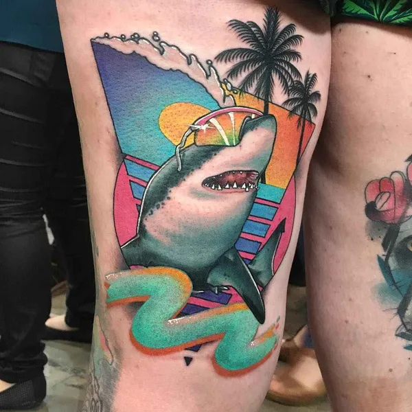 Neo Traditional tattoo by Leisure Brodie Bandit in Perth