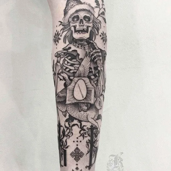 Dotwork tattoo by Кристина Дармаева in Saint Petersburg