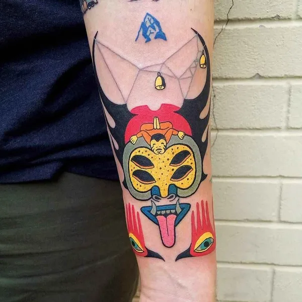 Minimalism tattoo by Roman Shcherbakov in Kyiv