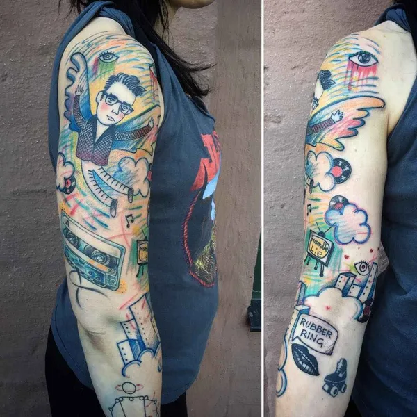 Скетч tattoo by Fabio MOROF Moro in Genova
