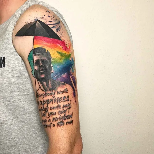 Watercolor tattoo by Emrah de Lausbub