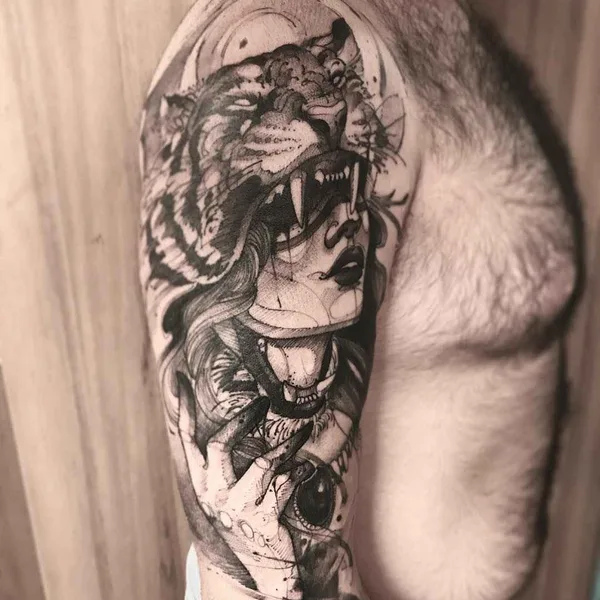 Sketch tattoo by Lincoln Lima