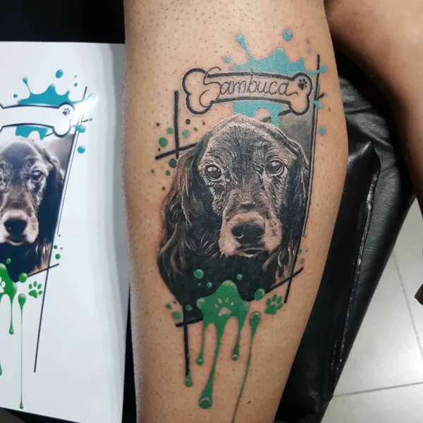 Скетч tattoo by Renata Jardim in São Paulo