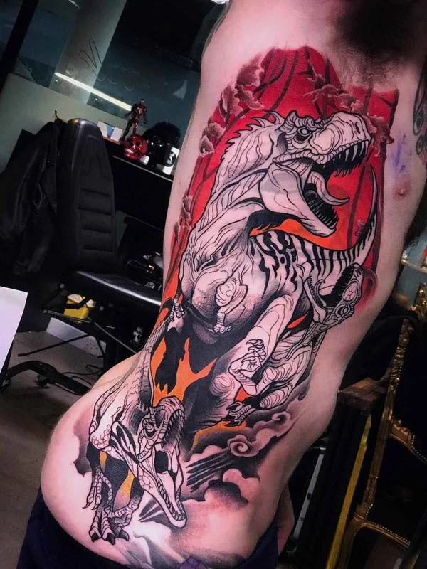 New School tattoo by Johnny Domus Mesquita in Viseu