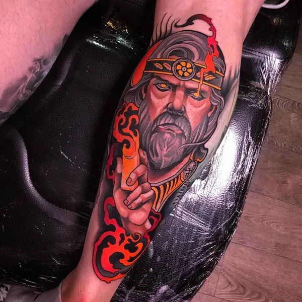 New School tattoo by Johnny Domus Mesquita in Viseu