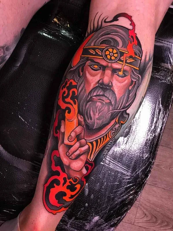 New School tattoo by Johnny Domus Mesquita in Viseu