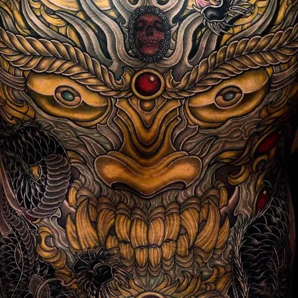 Japanese tattoo by Shiryu in Seoul