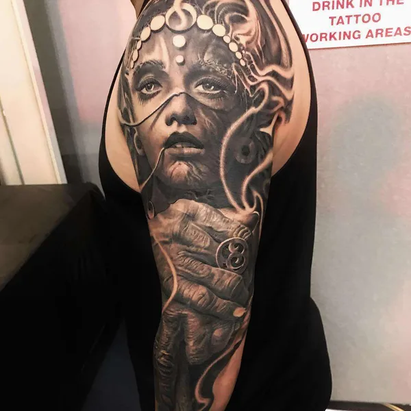 Author's Style tattoo by Victor Portugal in Kraków