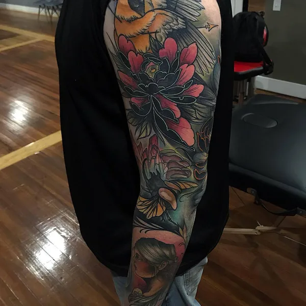 Авторская tattoo by Jason Sketchy Lawyer in Georgia