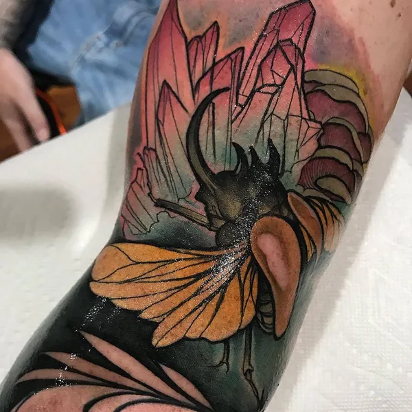 Авторская tattoo by Jason Sketchy Lawyer in Georgia