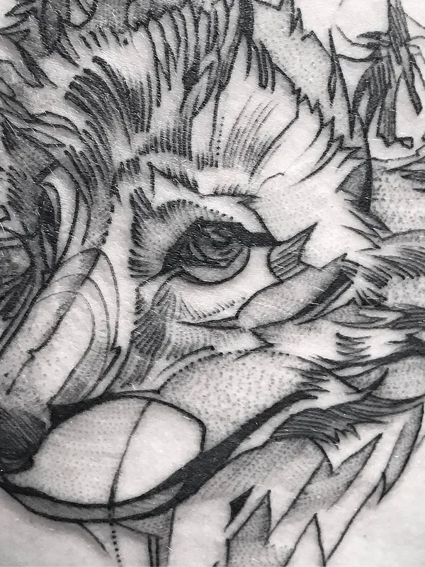 black and grey blackwork татуировка на shoulder #27501 | Тату мастер Igor Kononov