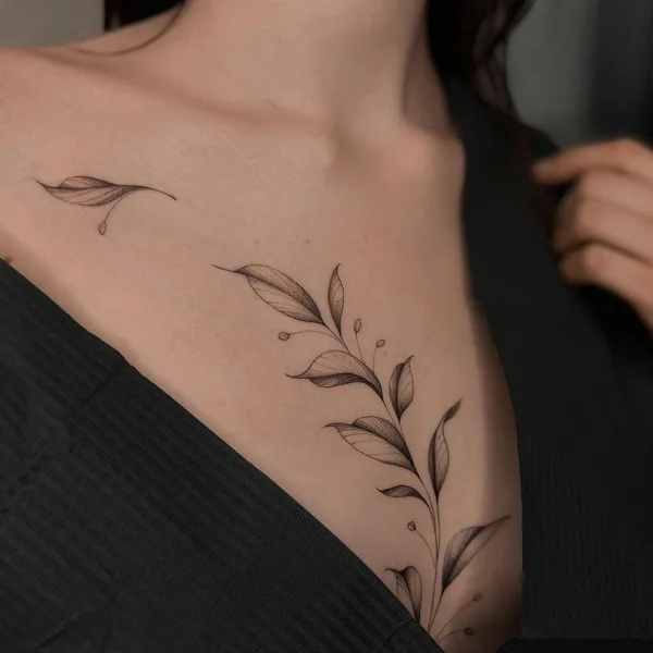 Botanical tattoo by Рита Ламбер in Нижний Новгород