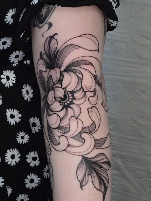 black japanese Tatuaggio su forearm #48843 | Tatuatore Рита Ламбер