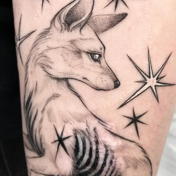Botanical tattoo by Рита Ламбер in Нижний Новгород