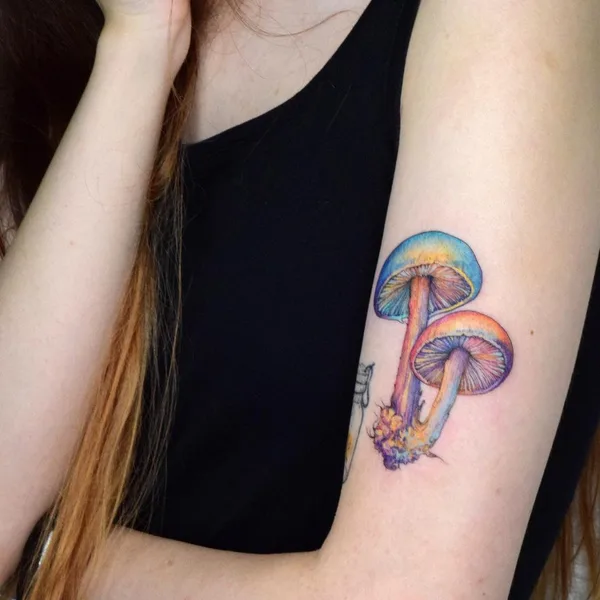 Botanical tattoo by Рита Ламбер in Нижний Новгород