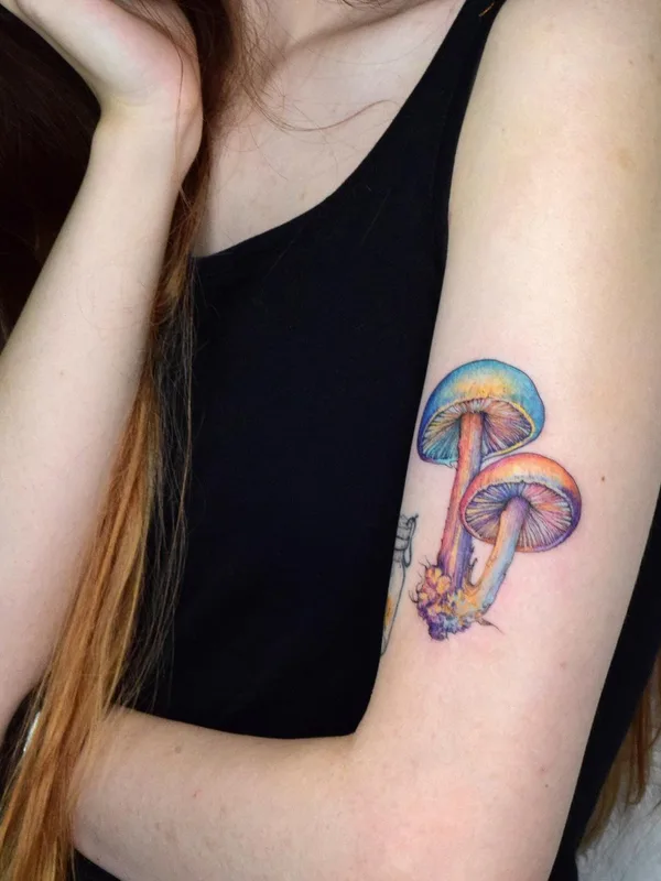 female color illustrative Tatuaggio su forearm #48850 | Tatuatore Рита Ламбер