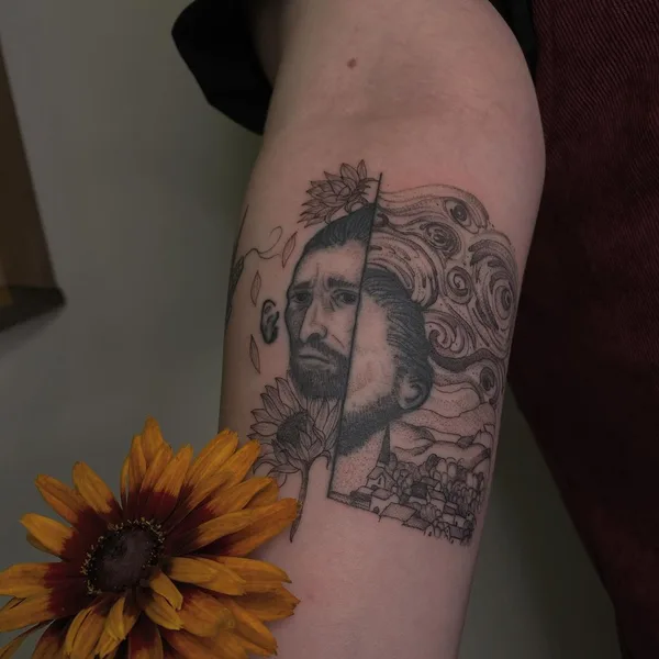 Graphic tattoo by Дора Ларина  in Нижний Новгород