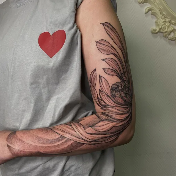 Graphic tattoo by Дора Ларина  in Нижний Новгород