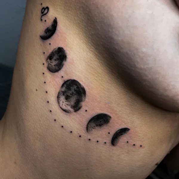 Graphic tattoo by Anastasia tattooer in Нижний Новгород