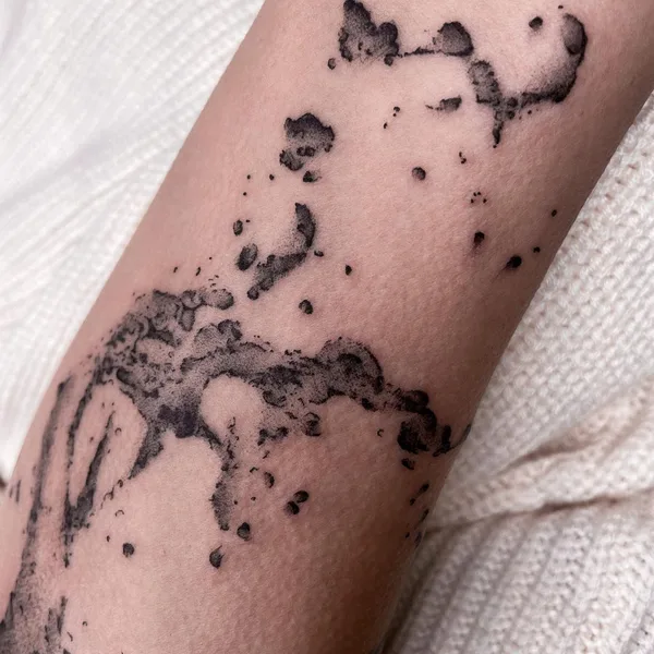 Graphic tattoo by Anastasia tattooer in Нижний Новгород