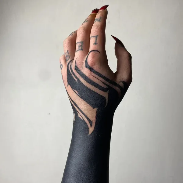 Botanical tattoo by Jordan Corneil in Lyon
