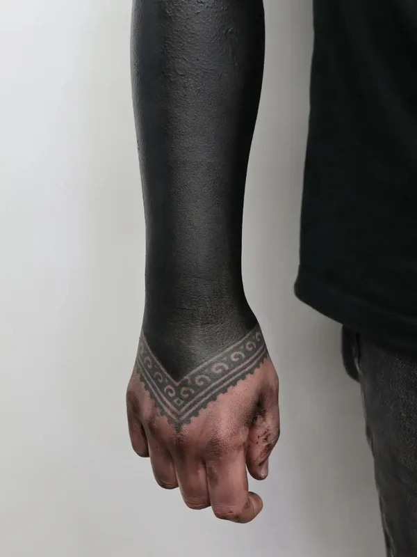 Botanical tattoo by Jordan Corneil in Lyon