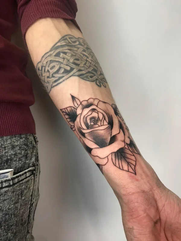 black and grey black and grey татуировка на forearm #63049 | Тату мастер Анастасия Витальевна Севастьянова