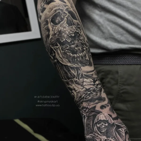 Black & Grey tattoo by Явтушенко Дмитрий