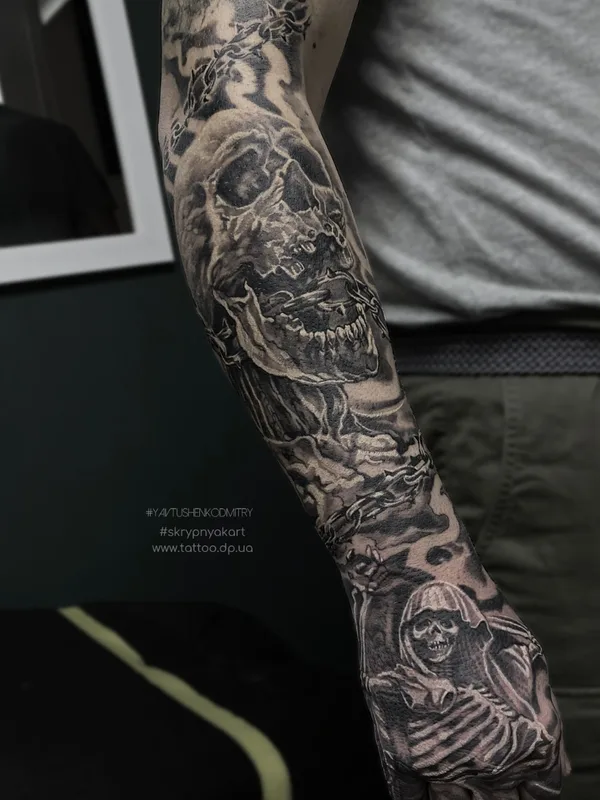 Black & Grey tattoo by Явтушенко Дмитрий