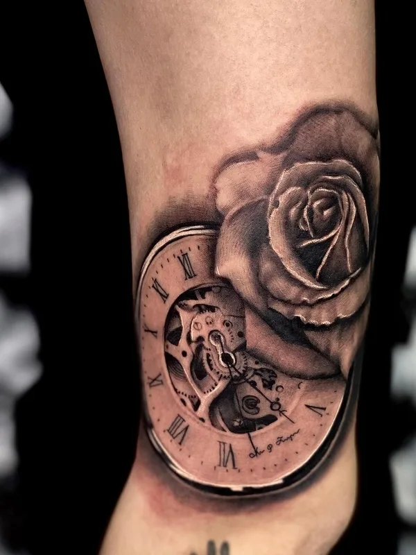 black and grey realism Tatuaggio su forearm #52185 | Tatuatore Савелий Шустовъ