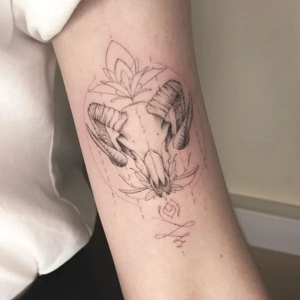 Graphic tattoo by Ксения Антонова in Липецк