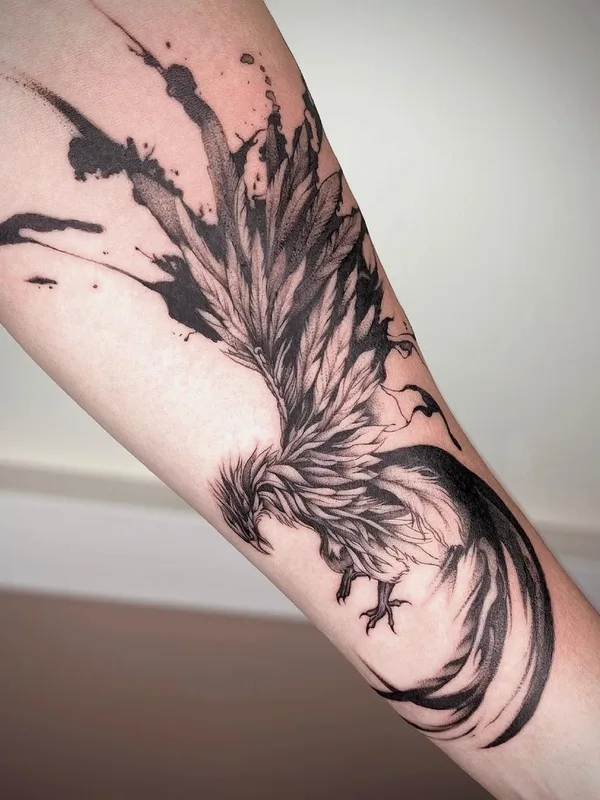 black sketch Tatuagem em forearm #52187 | Tatuador Ксения Антонова