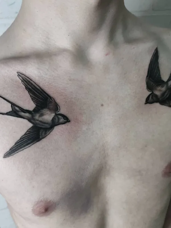 male black and grey black and grey татуировка на chest #52213 | Тату мастер Евгений Мич