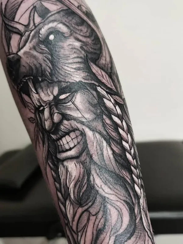 black and grey black and grey татуировка на forearm #52225 | Тату мастер Евгений Мич