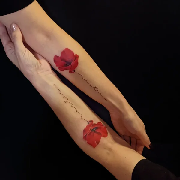 Graphic tattoo by Марина Филимоненко in Тамбов