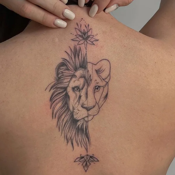 Graphic tattoo by Диана Вейцман in Тамбов