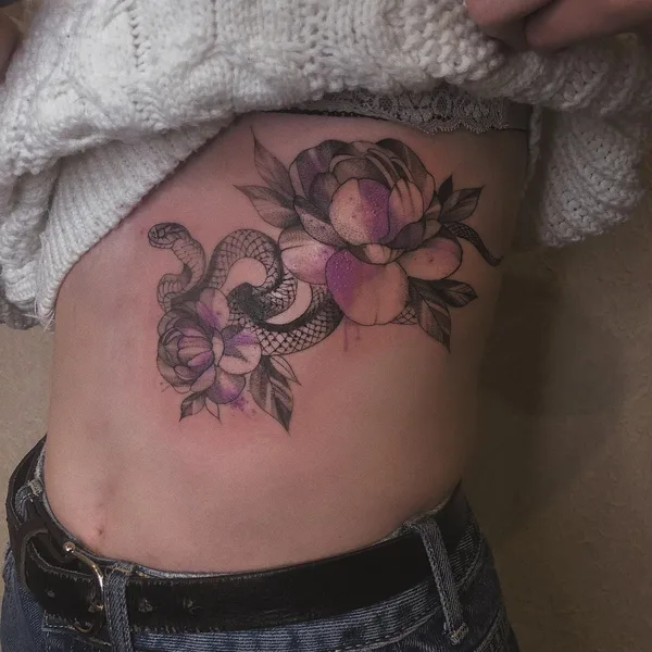 Graphic tattoo by Диана Вейцман in Тамбов